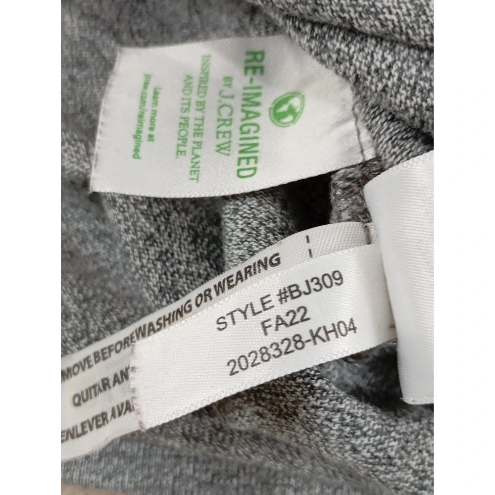 J.Crew Oarsman‎ Quarter-zip Sweater Men size XL Grey Long sleeve EUC